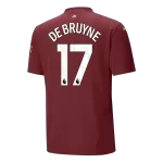 Men's Manchester City DE BRUYNE #17 Third Away Soccer Jersey 2024/25 - thejerseys