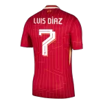 [Super Quality] Men's Liverpool LUIS DÍAZ #7 Home Soccer Jersey 2024/25 UCL - thejerseys