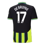 Men's Manchester City DE BRUYNE #17 Away Soccer Jersey 2024/25 - thejerseys