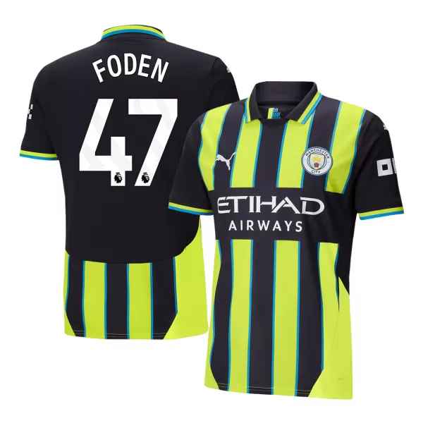 Men's Manchester City FODEN #47 Away Soccer Jersey 2024/25 - thejerseys