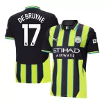 Men's Manchester City DE BRUYNE #17 Away Soccer Jersey 2024/25 - thejerseys