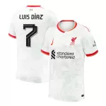 Men's Liverpool LUIS DÍAZ #7 Third Away Soccer Jersey 2024/25 - UCL - thejerseys