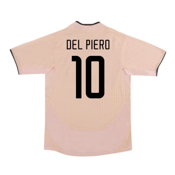 Juventus DEL PIERO #10 Away Retro Soccer Jersey 2003/04 - thejerseys