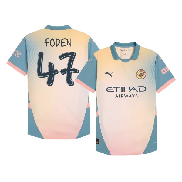 Manchester City FODEN #47 Fourth Away Match Jersey 2024/25 - Definitely City - thejerseys