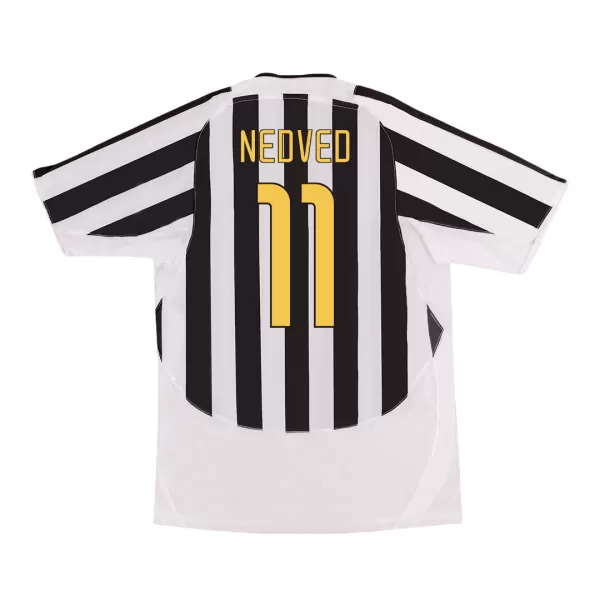 Juventus NEDVED #11 Home Retro Soccer Jersey 2003/04 - thejerseys