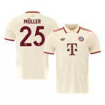 Bayern Munich MÜLLER #25 Third Away Match Jersey 2024/25 - UCL - thejerseys