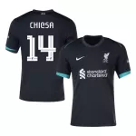 [Super Quality] Men's Liverpool CHIESA #14 Away Soccer Jersey 2024/25 UCL - thejerseys