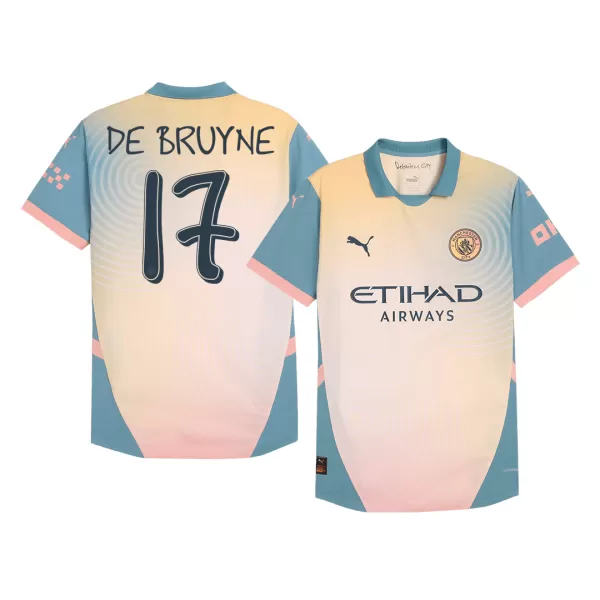 Manchester City DE BRUYNE #17 Fourth Away Match Jersey 2024/25 - Definitely City - thejerseys