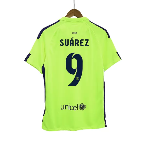 Barcelona SUÁREZ #9 Third Away Retro Soccer Jersey 2014/15 - thejerseys