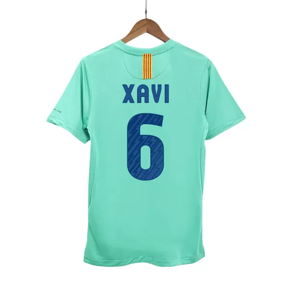 Barcelona XAVI #6 Away Retro Soccer Jersey 2010/11 - thejerseys