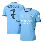 [Super Quality] Men's Manchester City MARMOUSH #7 Home Soccer Jersey 2024/25 UCL - thejerseys