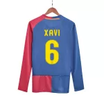 Barcelona XAVI #6 Home Retro Long Sleeve Soccer Jersey 2008/09 - UCL Final - thejerseys