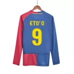 Barcelona ETO'O #9 Home Retro Long Sleeve Soccer Jersey 2008/09 - UCL Final - thejerseys