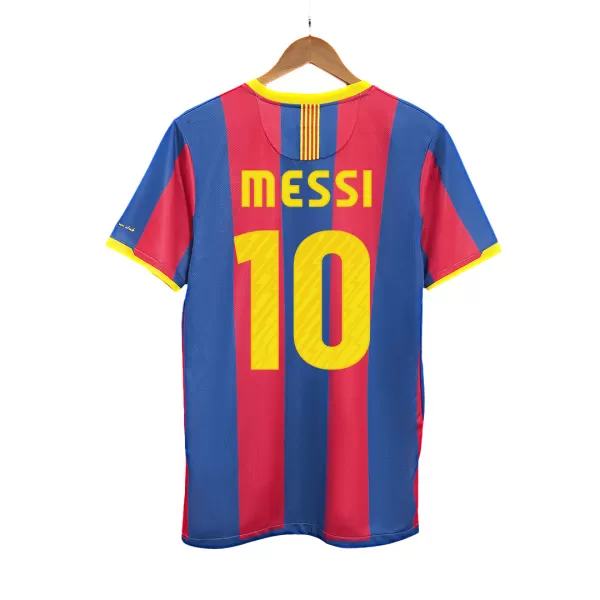 Barcelona MESSI #10 Home Retro Soccer Jersey 2010/11 - thejerseys