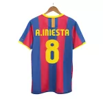 A.INIESTA #8 Classic Barcelona Home Jersey 2010/11 - thejerseys