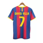 Barcelona DAVID VILLA #7 Home Retro Soccer Jersey 2010/11 - thejerseys