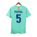 Barcelona PUYOL #5 Away Retro Soccer Jersey 2010/11 - thejerseys