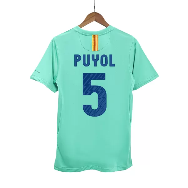 Barcelona PUYOL #5 Away Retro Soccer Jersey 2010/11 - thejerseys