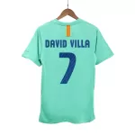 Barcelona DAVID VILLA #7 Away Retro Soccer Jersey 2010/11 - thejerseys