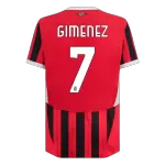 AC Milan GIMENEZ #7 Home Match Jersey 2024/25 - thejerseys