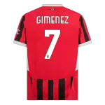 Men's AC Milan GIMENEZ #7 Home Soccer Jersey 2024/25 - thejerseys