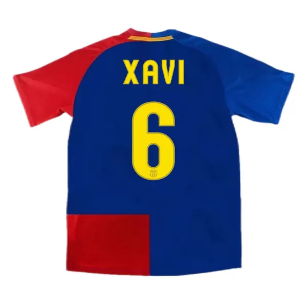 XAVI #6 Classic Barcelona Home Long Sleeve Jersey 2008/09 - UCL Final - thejerseys