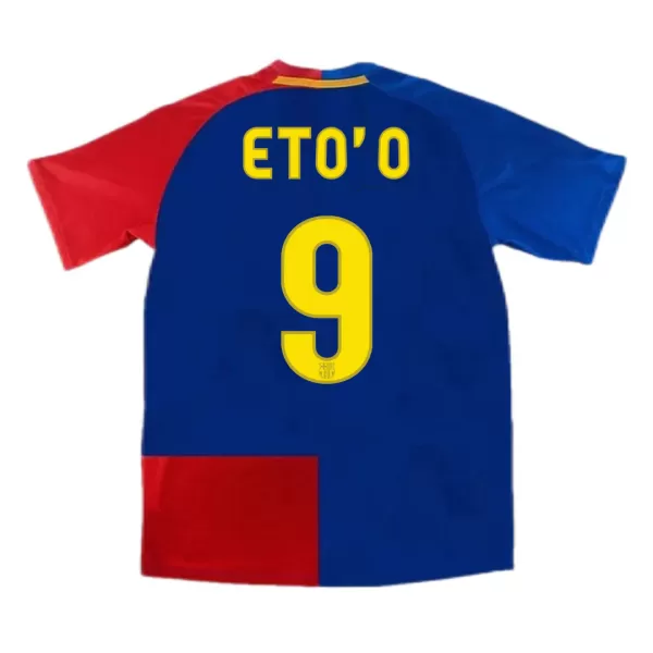 Barcelona ETO'O #9 Home Retro Soccer Jersey 2008/09 - UCL Final - thejerseys