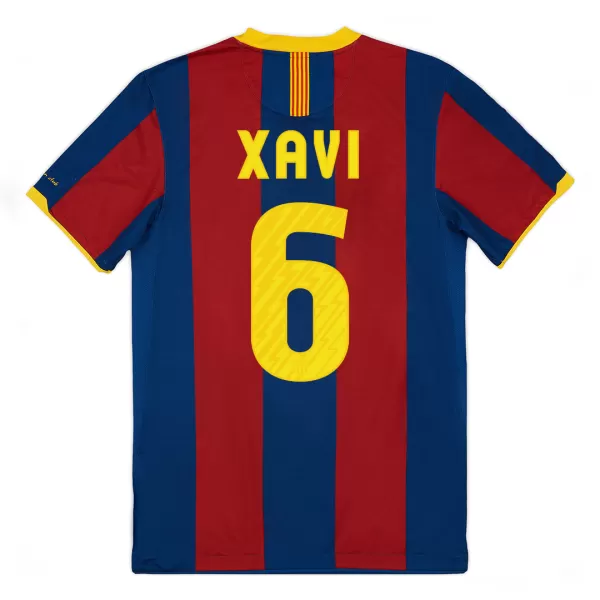 Barcelona XAVI #6 Home Retro Soccer Jersey 2010/11 - thejerseys