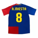 Barcelona A.INIESTA #8 Home Retro Soccer Jersey 2008/09 - UCL Final - thejerseys