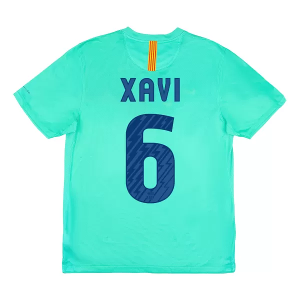 Barcelona XAVI #6 Away Retro Soccer Jersey 2010/11 - thejerseys