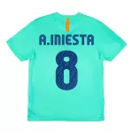 Barcelona A.INIESTA #8 Away Retro Soccer Jersey 2010/11 - thejerseys