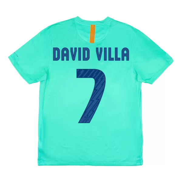 Barcelona DAVID VILLA #7 Away Retro Soccer Jersey 2010/11 - thejerseys