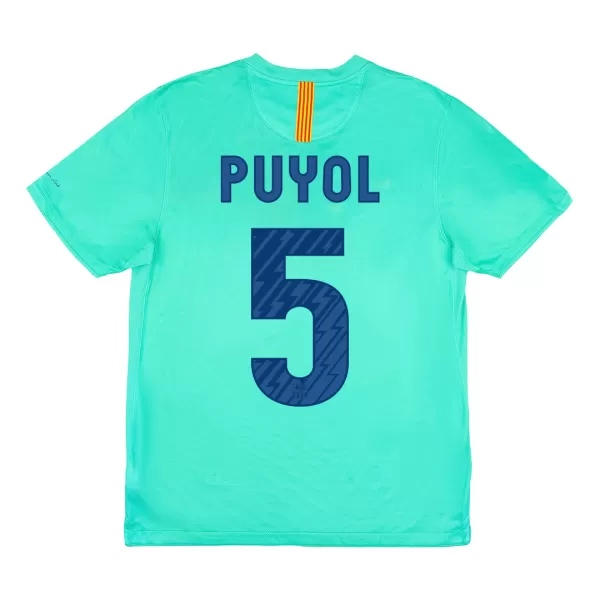 Barcelona PUYOL #5 Away Retro Soccer Jersey 2010/11 - thejerseys