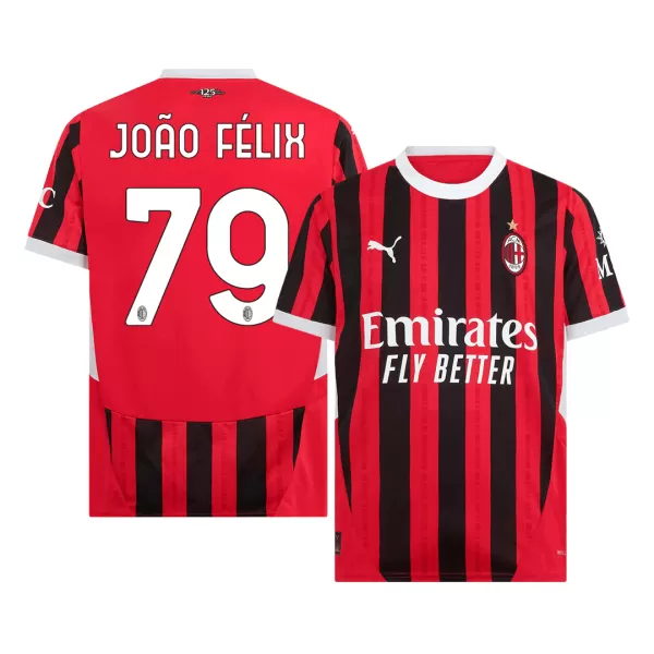 Men's AC Milan JOÃO FÉLIX #79 Home Soccer Jersey 2024/25 - thejerseys