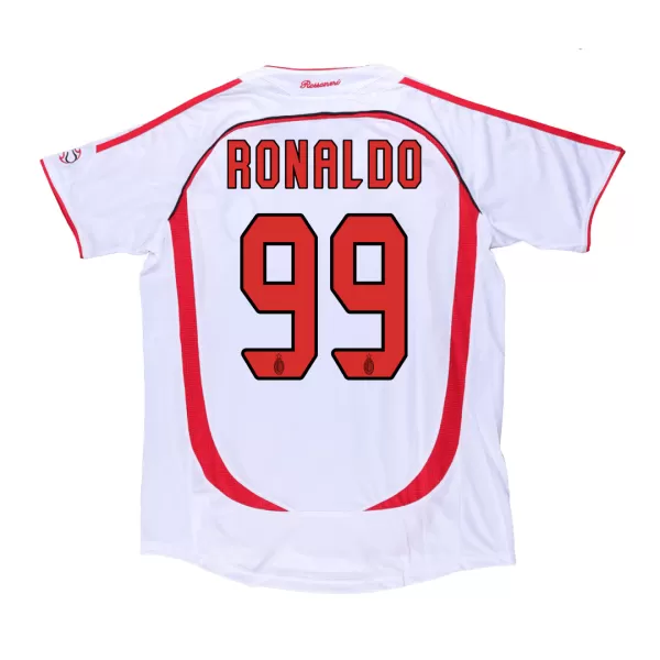 RONALDO #99 Classic AC Milan Away Jersey 2006/07 - UCL - thejerseys