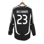 BECKHAM #23 Classic Real Madrid Away Long Sleeve Jersey 2006/07 - thejerseys