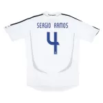 SERGIO RAMOS #4 Classic Real Madrid Home Jersey 2006/07 - thejerseys