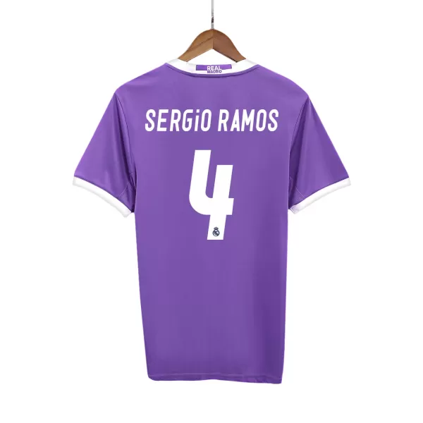 SERGIO RAMOS #4 Classic Real Madrid Away Jersey 2016/17 - thejerseys