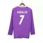 RONALDO #7 Classic Real Madrid Away Long Sleeve Jersey 2016/17 - thejerseys