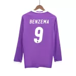 BENZEMA #9 Classic Real Madrid Away Long Sleeve Jersey 2016/17 - thejerseys