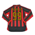 RONALDO #99 Classic AC Milan Home Long Sleeve Jersey 2006/07 - thejerseys