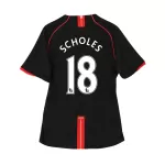 SCHOLES #18 Classic Manchester United Away Jersey 2007/08 - thejerseys