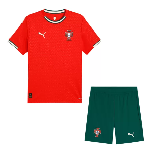 Men's Portugal Home Jersey (Jersey+Shorts) Kit 2025 - thejerseys