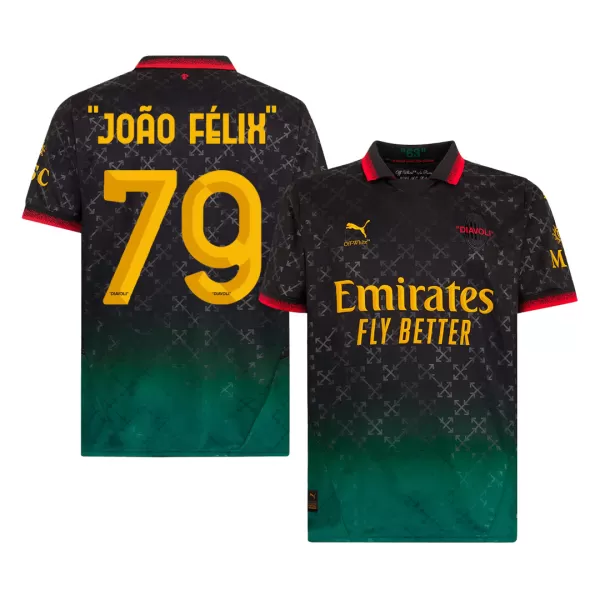 Men's AC Milan "JOÃO FÉLIX" #79 Fourth Away Soccer Jersey 2024/25 - thejerseys