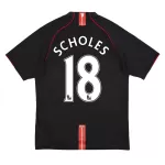 SCHOLES #18 Classic Manchester United Away Jersey 2007/08 - thejerseys