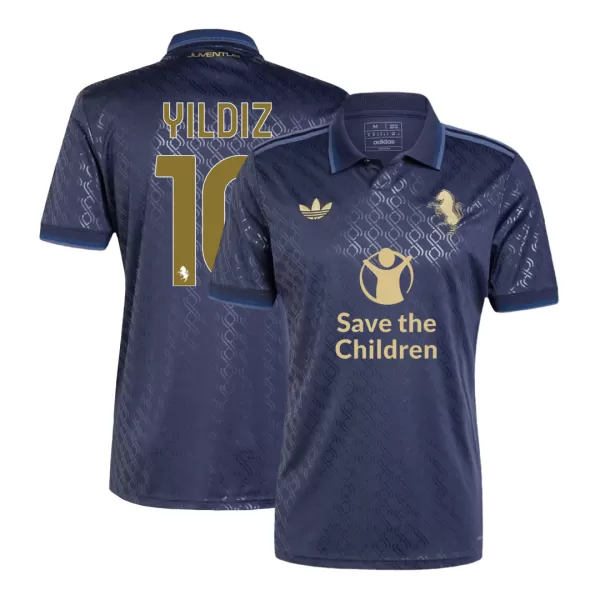 Men's Juventus YILDIZ #10 Third Away Soccer Jersey 2024/25 - Save The Children Sponsor - thejerseys