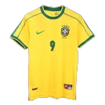 RONALDO #9 Classic Brazil Home Jersey 1998 - thejerseys