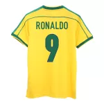 RONALDO #9 Classic Brazil Home Jersey 1998 - thejerseys