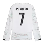 Men's Portugal RONALDO #7 Away Long Sleeve Soccer Jersey 2025 - thejerseys