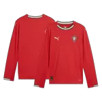 Men's Portugal Home Long Sleeve Soccer Jersey 2025 - thejerseys